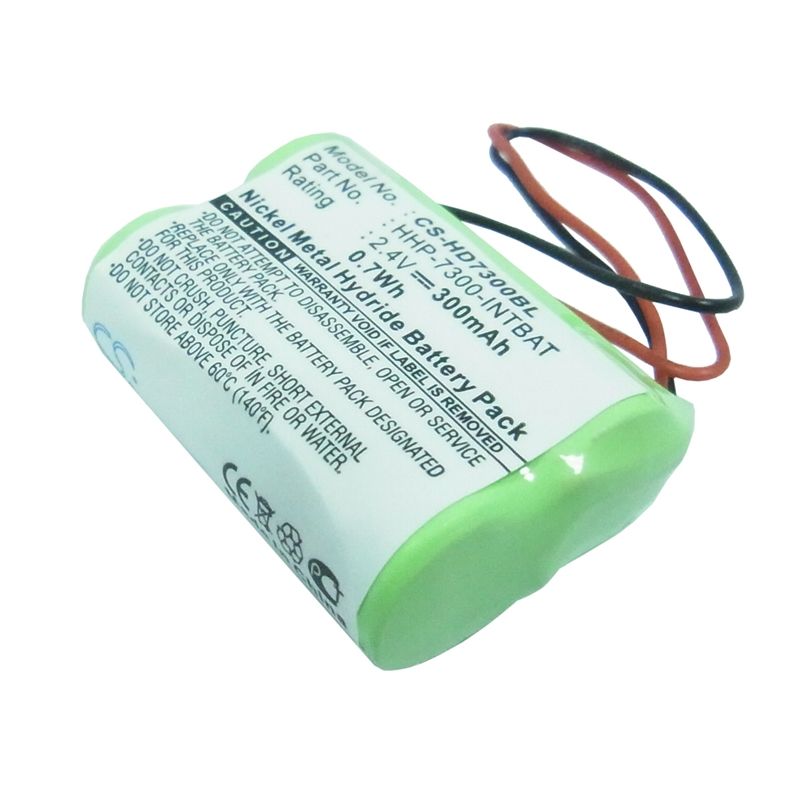 Ni-MH Battery fits Handheld, 7400, 7450, Dolphin 7300 2.4V, 300mAh Barcode Scanner Cameron Sino Technology Limited