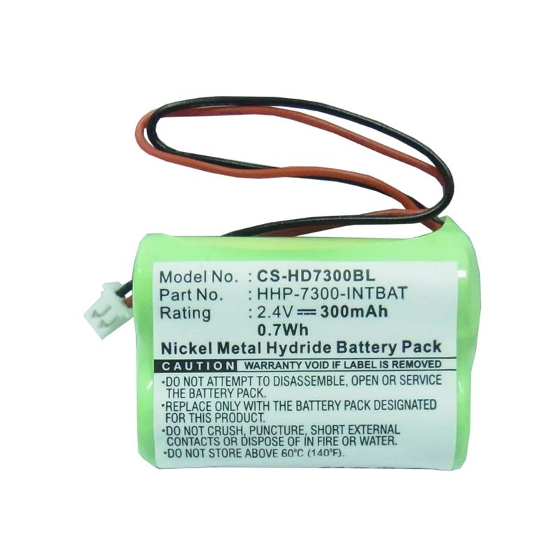 Ni-MH Battery fits Handheld, 7400, 7450, Dolphin 7300 2.4V, 300mAh Barcode Scanner Cameron Sino Technology Limited