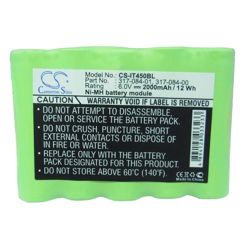 Ni-MH Battery fits Intermec, Pen Key 4000, Pen Key 4500, Pen Key 5000 6.0V, 2000mAh Barcode Scanner Cameron Sino Technology Limited