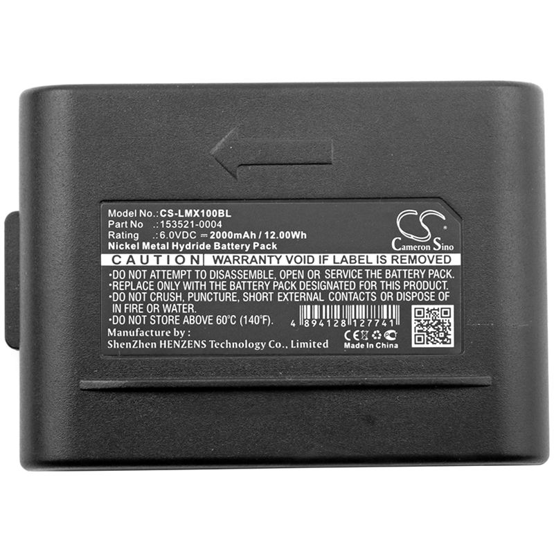 Ni-MH Battery fits Lxe, Mx1 6.0V, 2000mAh Barcode Scanner Cameron Sino Technology Limited