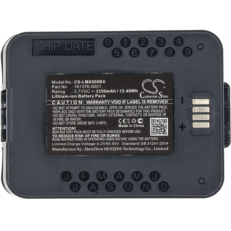 Li-ion Battery fits Lxe, Mx8 3.7V, 3350mAh Barcode Scanner Cameron Sino Technology Limited