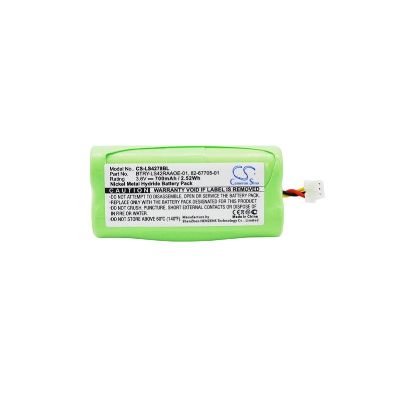 Ni-mh Battery Fits Symbol, Ds6878, Ds6878-sr, Ls4278 3.6v, 700mah Barcode Scanner Cameron Sino Technology Limited