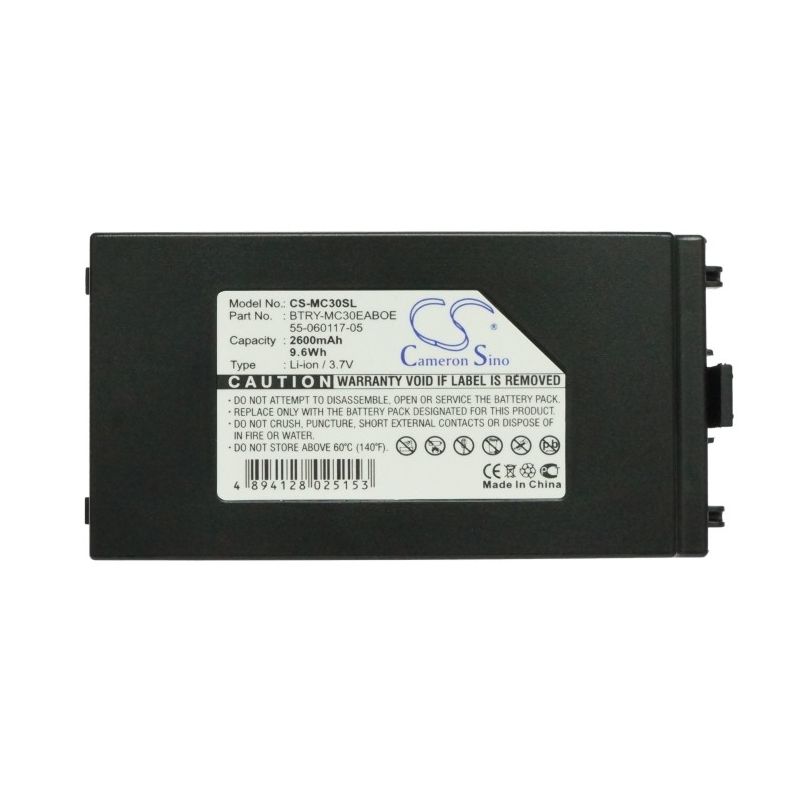 Li-ion Battery Fits Symbol, Mc30, Mc3000, Mc3000 Laser 3.7v, 2600mah Barcode Scanner Cameron Sino Technology Limited