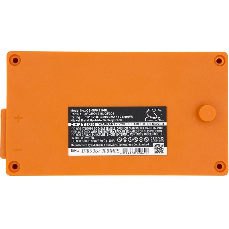 Ni-MH Battery fits Gross Funk, Crane Remote Control Se889, K2, Se889 12.0V, 2000mAh Crane Remote Control Cameron Sino Technology Limited