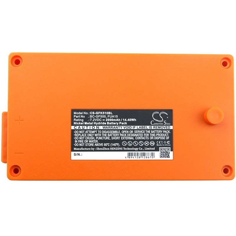 Orange 7.2V 2000mAh Gross Funk, Crane Remote Control, Gf500, Part Number Replacement Battery Crane Remote Control Cameron Sino Technology Limited