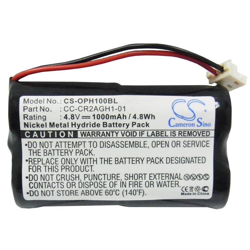Ni-MH Battery fits Opticon, H1 4.8V, 1000mAh Barcode Scanner Cameron Sino Technology Limited