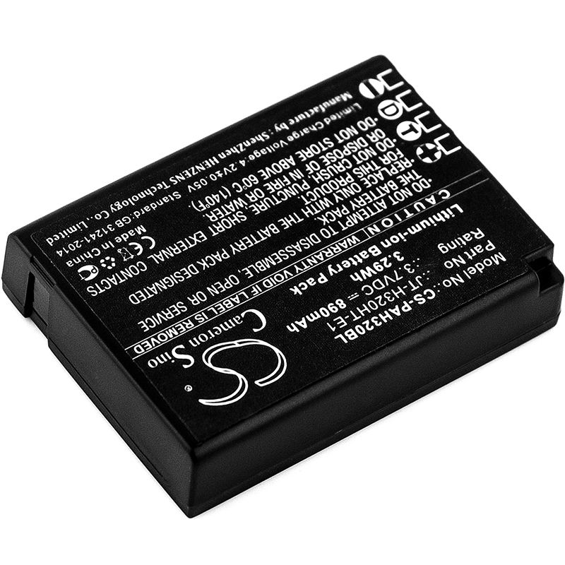 Li-ion Battery fits Panasonic, Handheld H320, Jt-h320ht, Jt-h320ht-e1 3.7V, 890mAh Barcode Scanner Cameron Sino Technology Limited