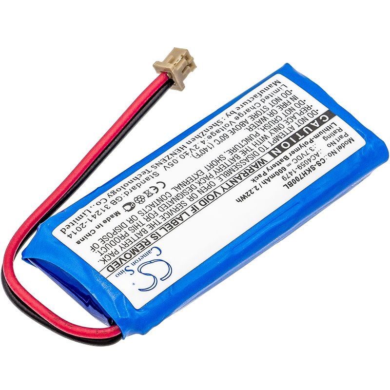 Li-Polymer Battery fits Socket Mobile, Chs 7qi, Chs 7x, Chs 7xi 3.7V, 600mAh Barcode Scanner Cameron Sino Technology Limited