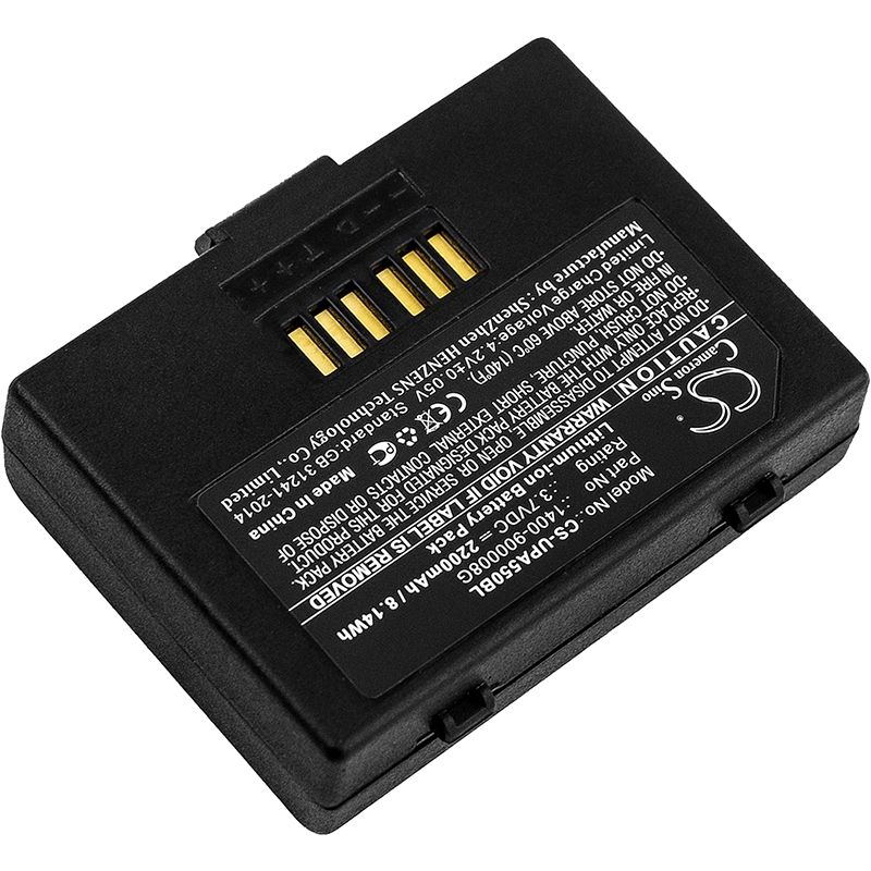 Li-ion Battery fits Unitech, Pa550 3.7V, 2200mAh Barcode Scanner Cameron Sino Technology Limited