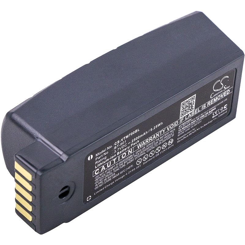 Li-ion Battery fits Vocollect, A700, A710, A720 3.7V, 2500mAh Barcode Scanner Cameron Sino Technology Limited