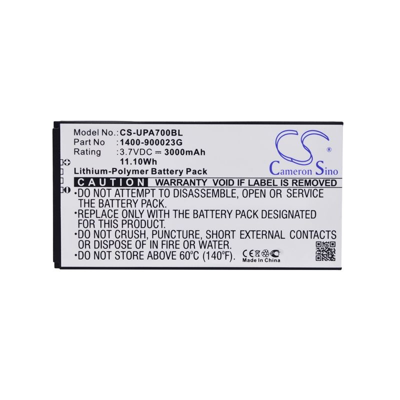 Li-Polymer Battery fits Unitech, Pa700, Pa700mca, Pa720 3.7V, 3000mAh Barcode Scanner Cameron Sino Technology Limited
