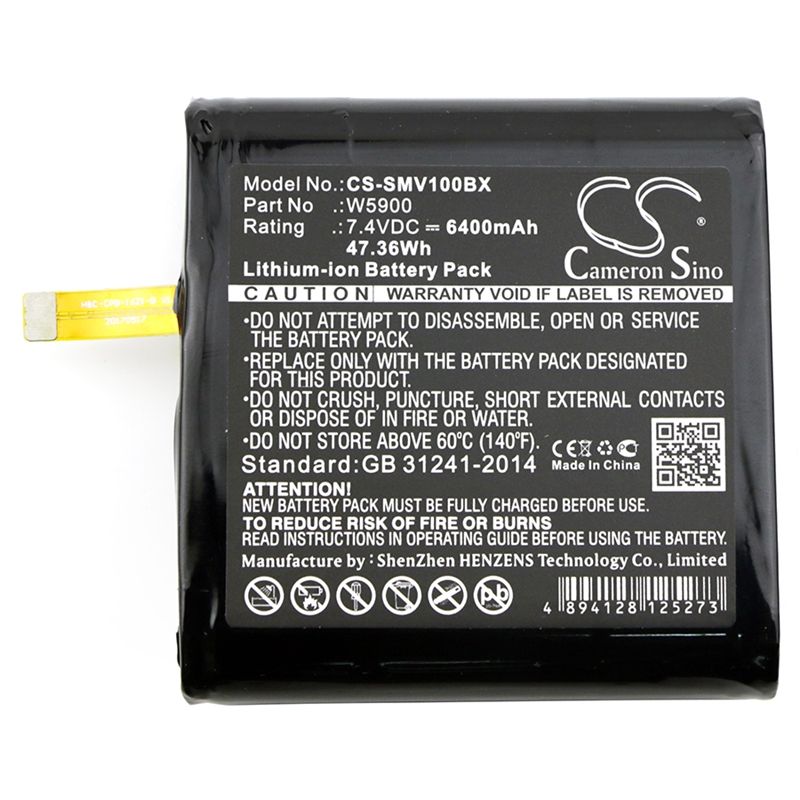 Li-ion Battery fits Sunmi, V1 7.4V, 6400mAh Payment Terminal Cameron Sino Technology Limited