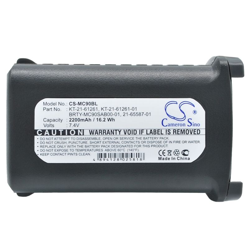 Li-ion Battery Fits Symbol, Mc9000, Mc9000-g, Mc9000-k 7.4v, 2200mah Barcode Scanner Cameron Sino Technology Limited