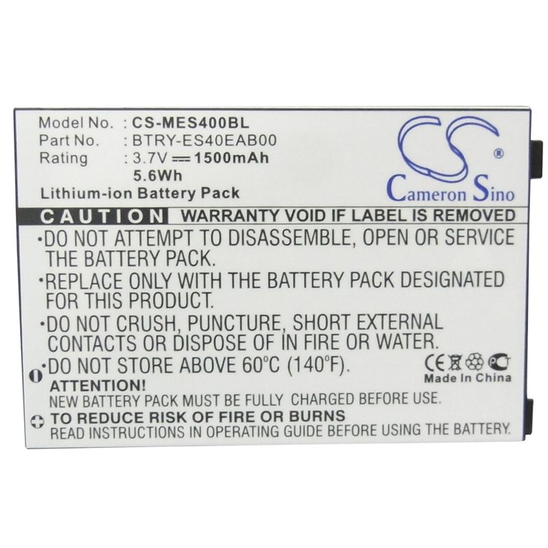 Li-ion Battery fits Symbol, Es400, Es405, Mc45 3.7V, 1500mAh Barcode Scanner Cameron Sino Technology Limited