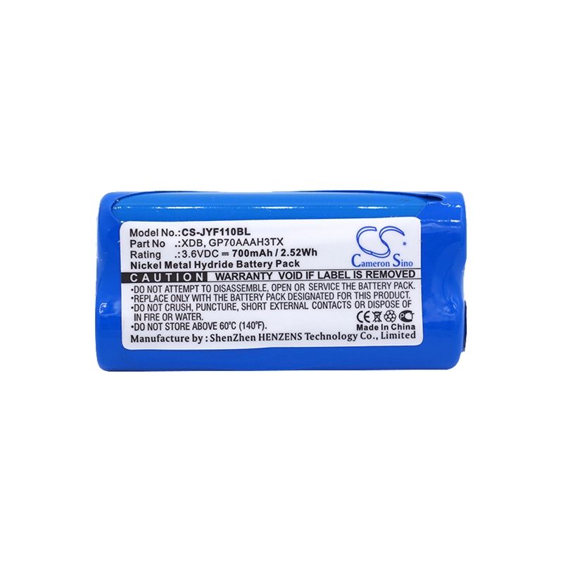 Ni-mh Battery Fits Jay, Transmitter Xde, Udb2, Ude Transmitter 3.6v, 700mah Crane Remote Control Cameron Sino Technology Limited