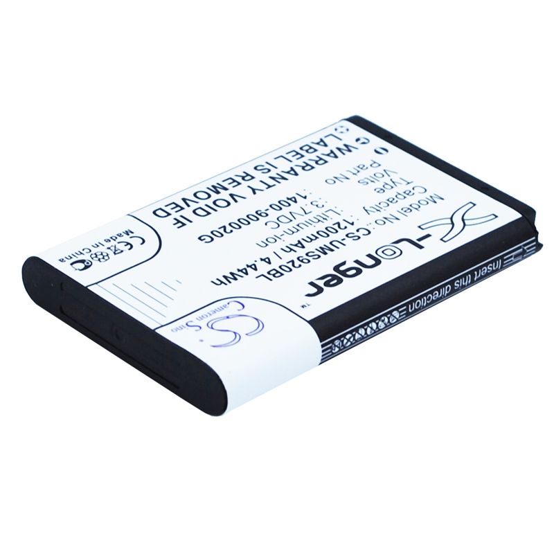 Li-ion Battery fits Unitech, Ms920 3.7V, 1200mAh Barcode Scanner Cameron Sino Technology Limited