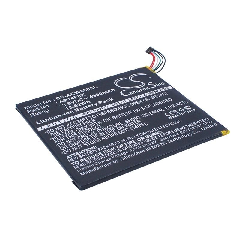 Li-polymer Battery Fits Acer, A1-840, A1-850-a1410, A1-860 3.8v, 4900mah Tablet Cameron Sino Technology Limited