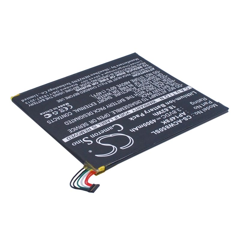 Li-polymer Battery Fits Acer, A1-840, A1-850-a1410, A1-860 3.8v, 4900mah Tablet Cameron Sino Technology Limited