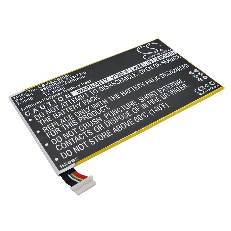 Li-polymer Battery Fits Amazon, Kc5, Kindle Fire Hd 2013, Kindle Fire Hd 3rd 3.7v, 4400mah Tablet Cameron Sino Technology Limited