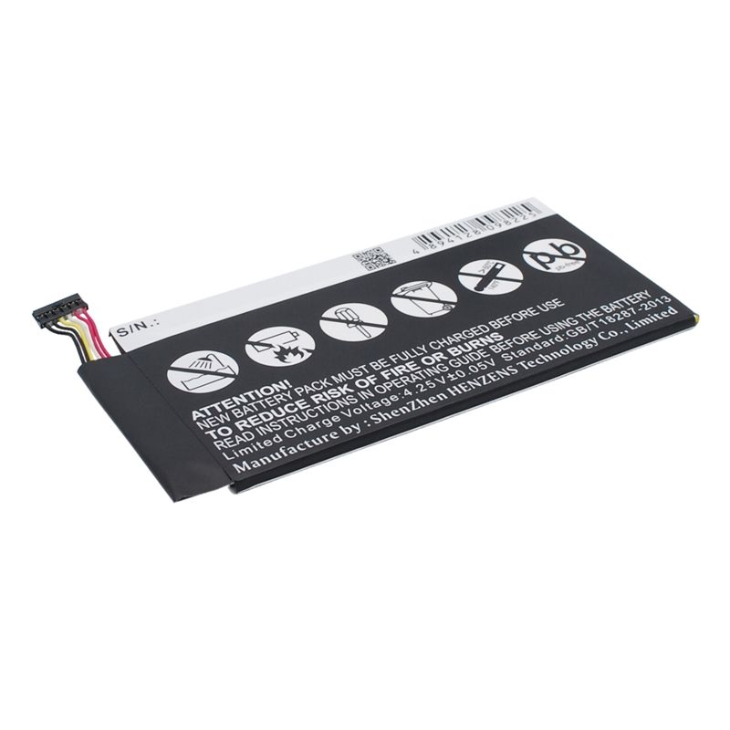 Li-Polymer Battery fits Asus, Me370tg 3.75V, 4200mAh Tablet Cameron Sino Technology Limited