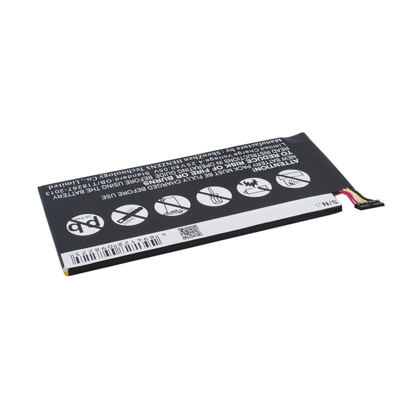 Li-Polymer Battery fits Asus, Me370tg 3.75V, 4200mAh Tablet Cameron Sino Technology Limited