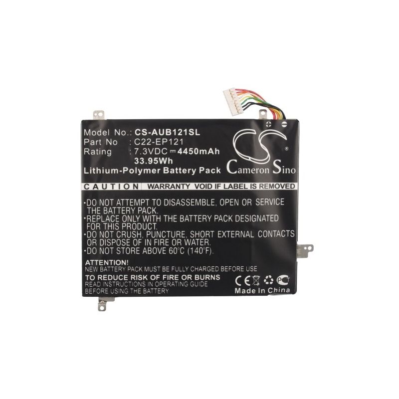 Li-polymer Battery Fits Asus, Eee Pad B121, Eee Pad Slate, Eee Pad Slate Ep121 7.3v, 4450mah Tablet Cameron Sino Technology Limited