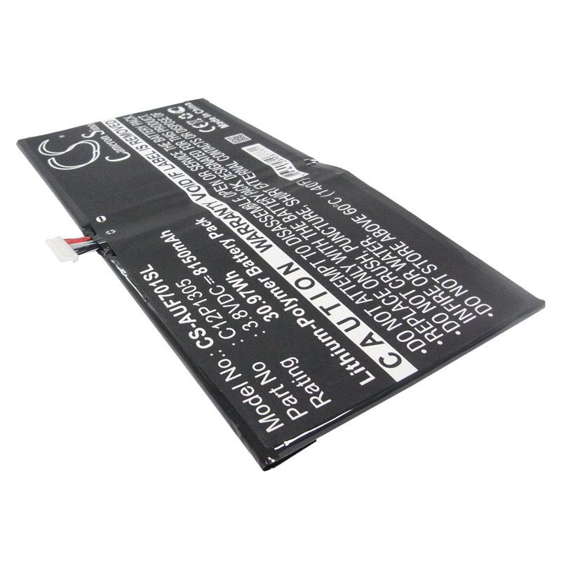Li-polymer Battery Fits Asus, K00c, Tf701t, Transformer Tf701t 3.8v, 8150mah Tablet Cameron Sino Technology Limited