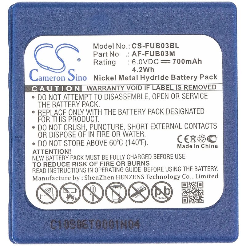 Ni-mh Battery Fits Abitron, Tga, Tgb, Hbc 6.0v, 700mah Crane Remote Control Cameron Sino Technology Limited
