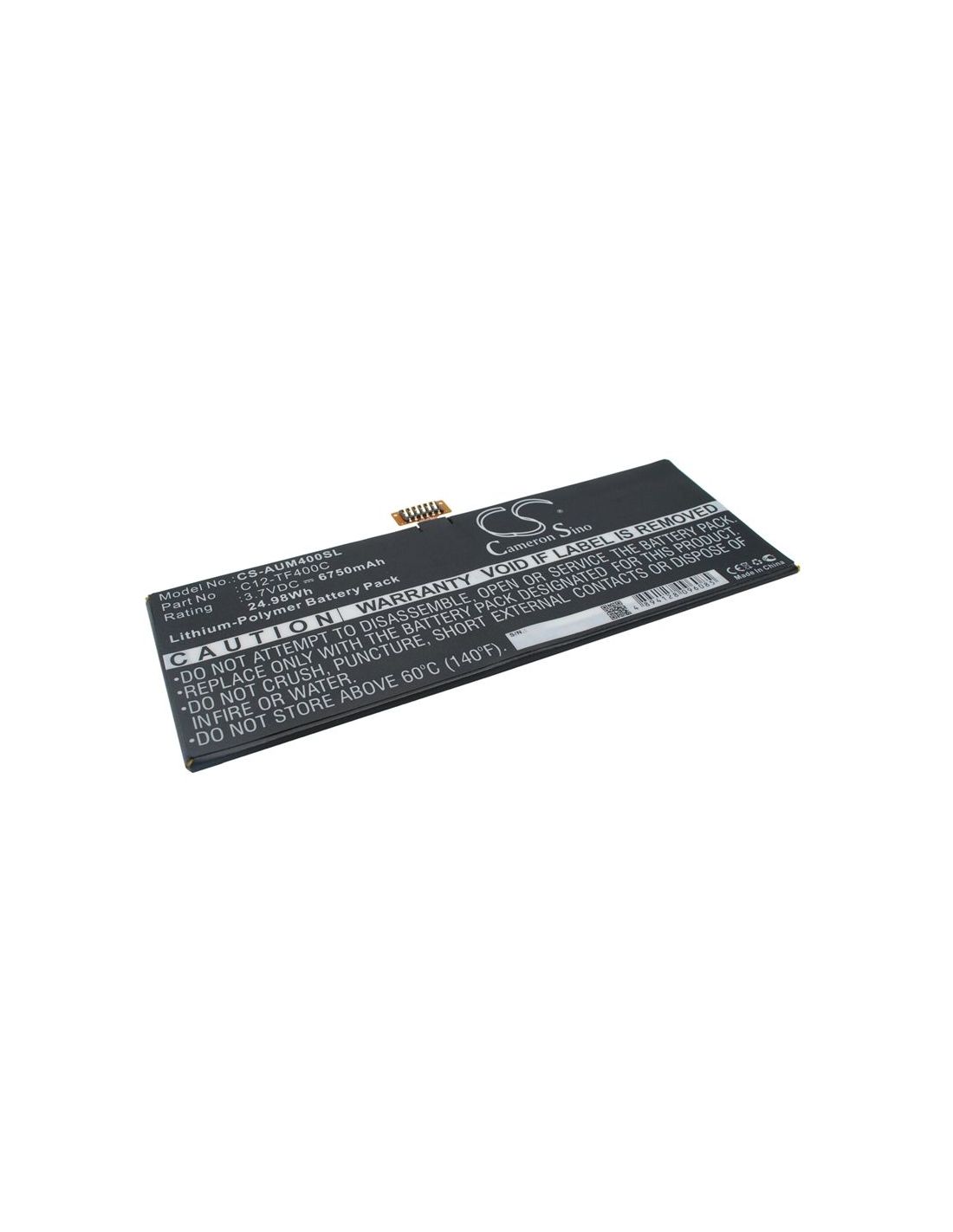 Li-polymer Battery Fits Asus, Tf303cl, Tf303cl 1d, Tf303cl 1g 3.7v, 6750mah Tablet Cameron Sino Technology Limited
