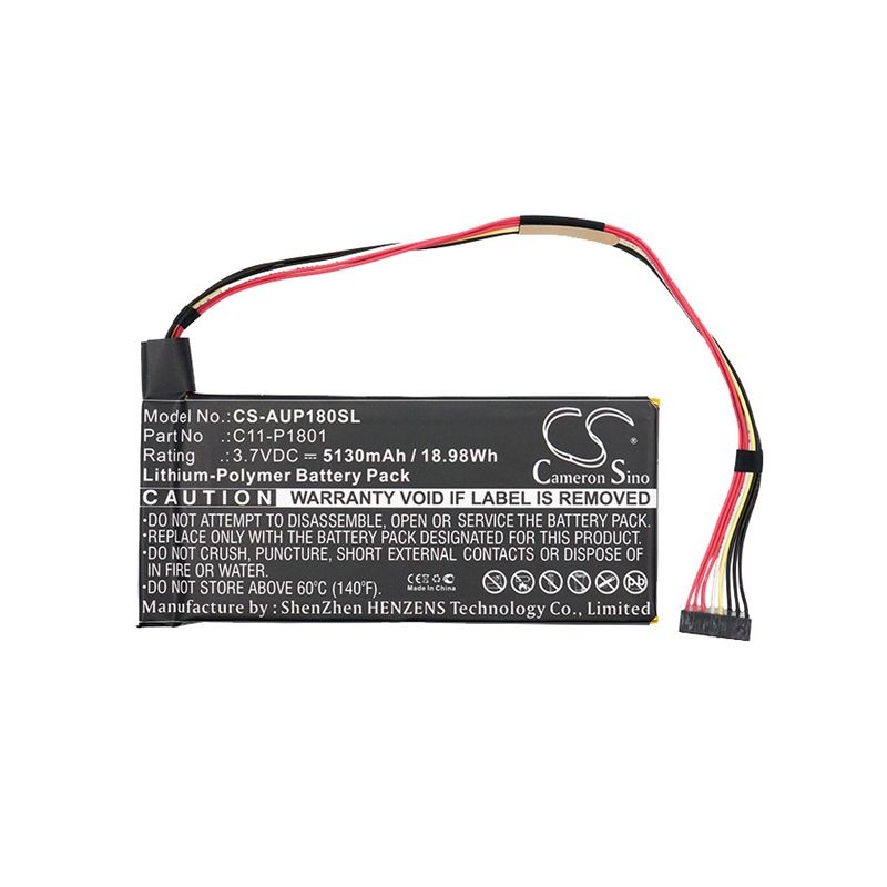 Li-Polymer Battery fits Asus, P1801, P1801-b037k, Transformer Aio 3.7V, 5130mAh Tablet Cameron Sino Technology Limited
