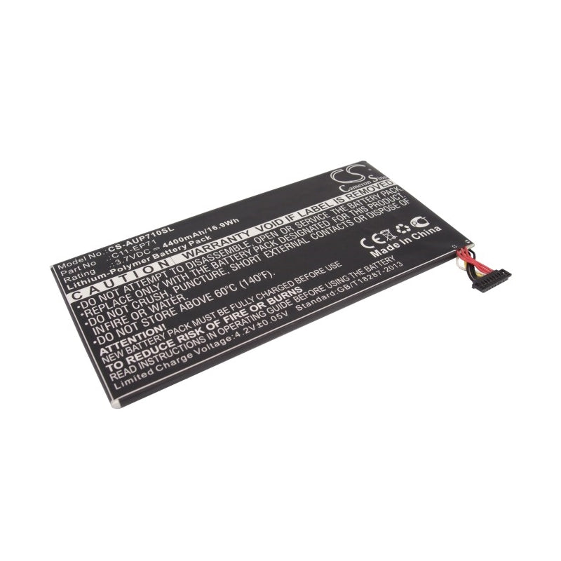 Li-Polymer Battery fits Asus, Eee Pad Memo Ep71, Ep71, N71png3 3.7V, 4400mAh Tablet Cameron Sino Technology Limited