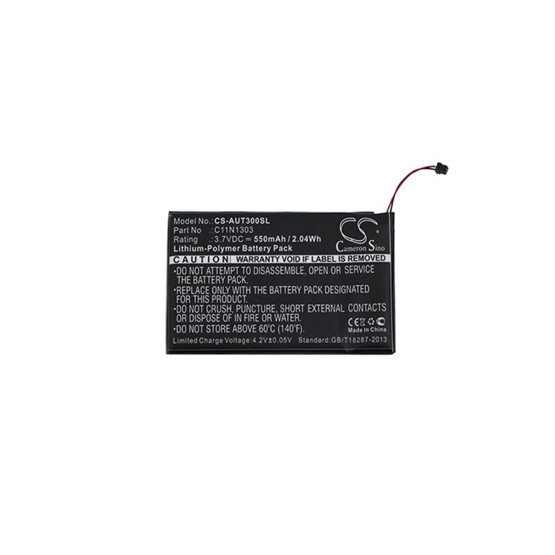 Li-Polymer Battery fits Asus, Transformer Book T300l Keyboard, Transformer Book T300la 3.7V, 550mAh Tablet Cameron Sino Technology Limited