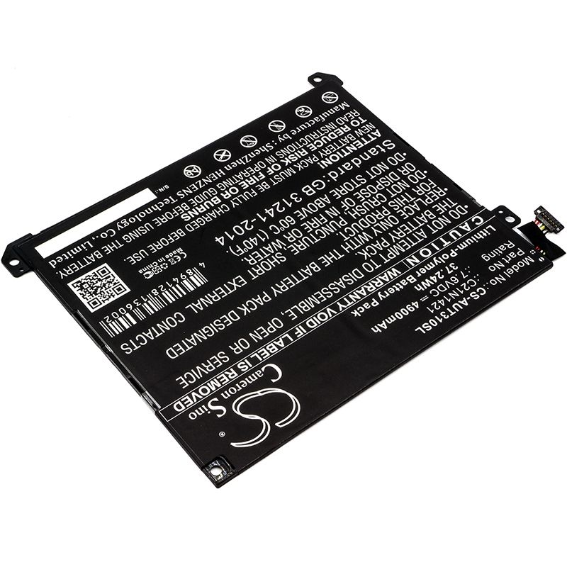Li-Polymer Battery fits Asus, Transformer Book T300chi 7.6V, 4900mAh Tablet Cameron Sino Technology Limited