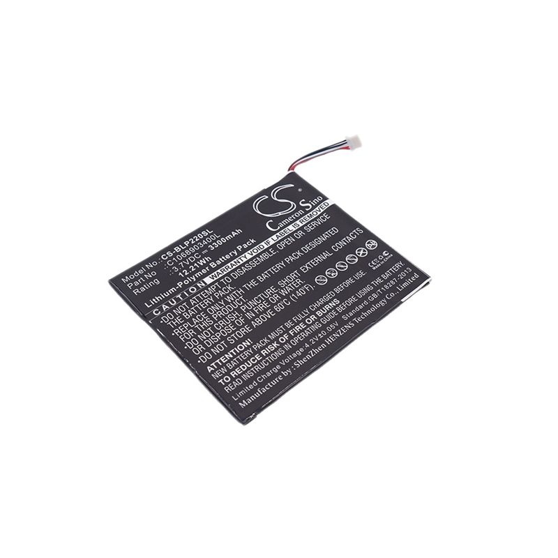 Li-Polymer Battery fits Blu, Bt-e505, P220, P220u 3.7V, 3300mAh Computer Cameron Sino Technology Limited (Suspended)