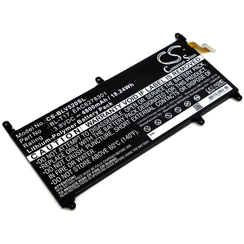 Li-polymer Battery Fits Lg, G Pad Iii 8.0, G Pad X 8.3, Vk815 3.8v, 4800mah Tablet Cameron Sino Technology Limited