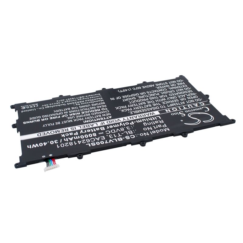 Li-Polymer Battery fits Lg, G Pad 10.1", G Pad Tablet 10.1", V700 3.8V, 8000mAh Tablet Cameron Sino Technology Limited