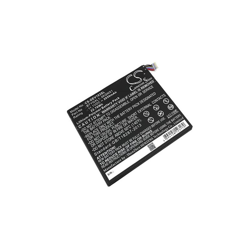 Li-Polymer Battery fits Dell, Streak 10 Pro, T03g 11.1V, 2050mAh Computer Cameron Sino Technology Limited