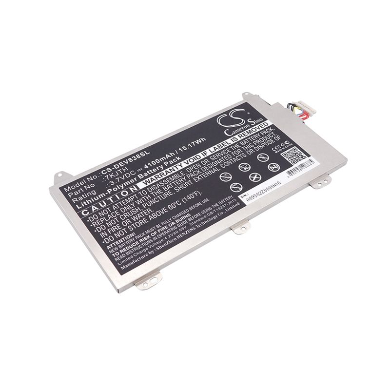 Li-Polymer Battery fits Dell, Venue 8 Pro 3845 3.7V, 4100mAh Tablet Cameron Sino Technology Limited
