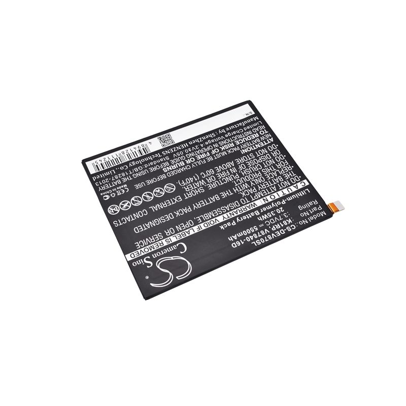 Li-polymer Battery Fits Dell, Venue 8 7000, Venue 8 7840 3.7v, 5500mah Tablet Cameron Sino Technology Limited