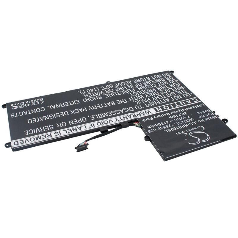 Li-Polymer Battery fits Hp, Elitepad 1000, Elitepad 1000 G2, F1q77ea 7.4V, 4150mAh Tablet Cameron Sino Technology Limited