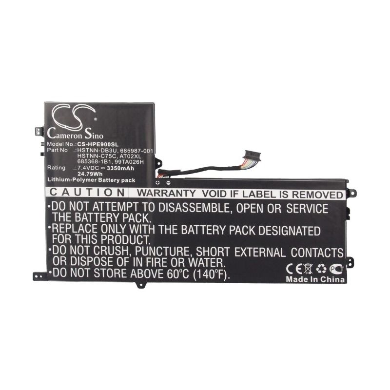 Li-polymer Battery Fits Hp, At02025xl, D3h85ut, D7x24pa 7.4v, 3350mah Tablet Cameron Sino Technology Limited