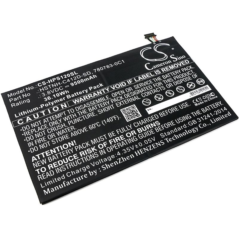 Li-polymer Battery Fits Hp, K7x87aa, K7x87aaaba, K7x88aa 3.8v, 9500mah Tablet Cameron Sino Technology Limited