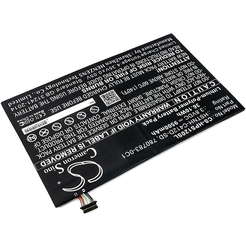 Li-polymer Battery Fits Hp, K7x87aa, K7x87aaaba, K7x88aa 3.8v, 9500mah Tablet Cameron Sino Technology Limited