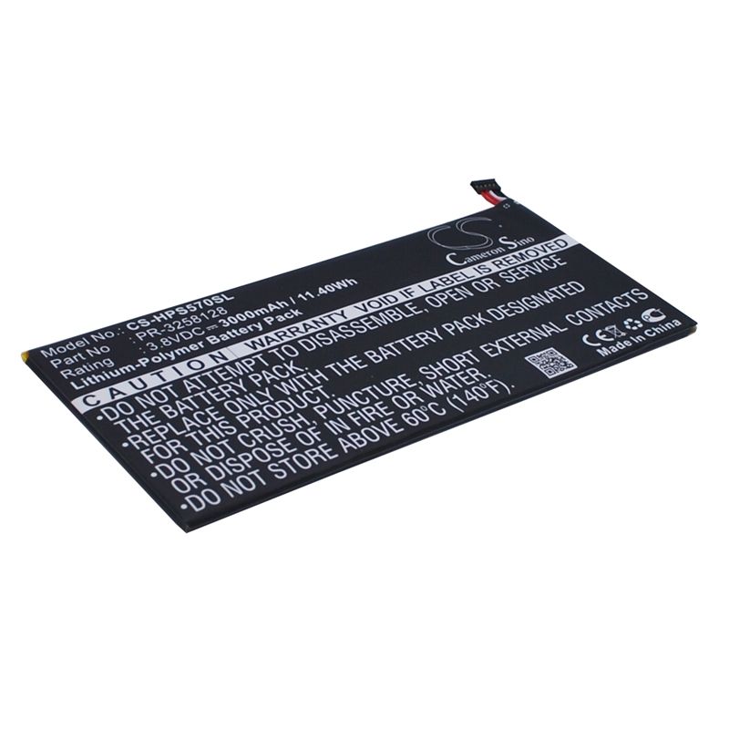 Li-polymer Battery Fits Hp, Stream 7 5700, Stream 7 5700ng, Stream 7 5709 3.8v, 3000mah Tablet Cameron Sino Technology Limited