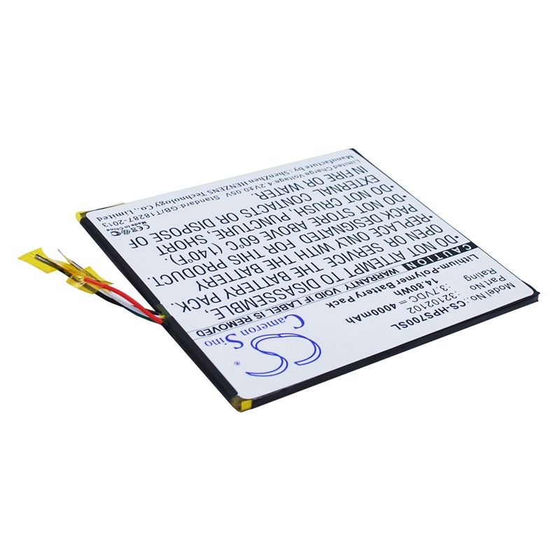Li-Polymer Battery fits Hp, Slate 7 Extreme 3.7V, 4000mAh Tablet Cameron Sino Technology Limited