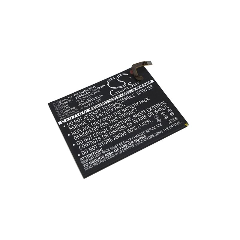 Li-Polymer Battery fits Huawei, Btv-dl09, Btv-w09, Mediapad M3 Td-lte 3.82V, 5100mAh Tablet Cameron Sino Technology Limited