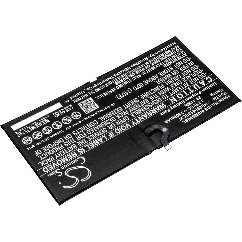Li-Polymer Battery fits Huawei, Cmr-al09, Cmr-al19, Cmr-w109 3.85V, 7300mAh Tablet Cameron Sino Technology Limited