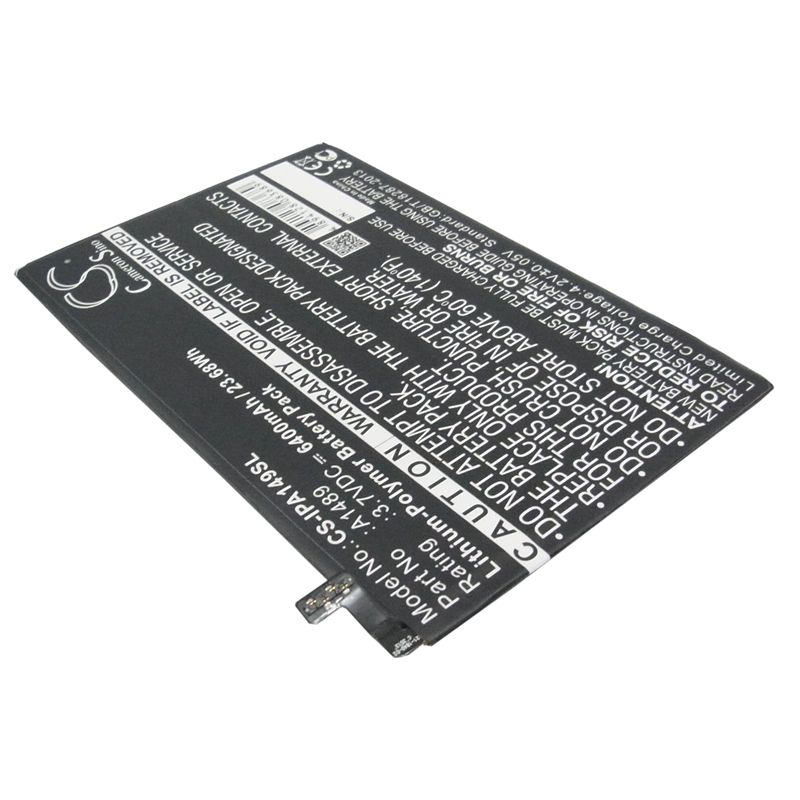 Li-polymer Battery Fits Apple, A1489, A1490, A1599 3.7v, 6400mah Tablet Cameron Sino Technology Limited