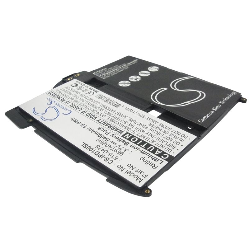 Li-polymer Battery Fits Apple, Ipad, Ipad 1st, Ipad A1219 3.7v, 5400mah Tablet Cameron Sino Technology Limited