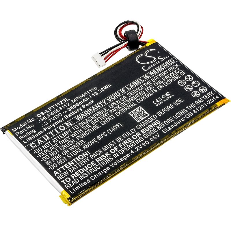 Li-polymer Battery Fits Leapfrog, Leappad Platinum Kids Learning, Xdi Ultra 3.7v, 3600mah Tablet Cameron Sino Technology Limited
